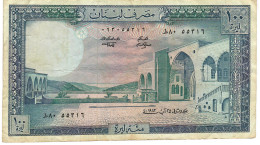 LEBANON P66a  100  POUNDS  1983  VF - Libanon