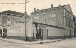 Chalons Sur Marne * 5 Quai Barbat * Usine Industrie " Entrepôt Régional PERNOD Fils H. FERRIERE Bières Eaux " - Châlons-sur-Marne