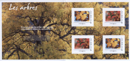 ADHESIF  AUTOCOLLANT  AUTOADHESIF   MONTIMBRAMOI   COLLECTOR  "  LES ARBRES - AUTOMNE  "  4 Timbres  Lettre VERTE 20 G - Ongebruikt