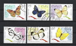 Cuba 1995 Butterflies Y.T. 3443/3448 (0) - Usados