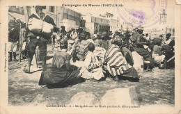 MAROC - Casablanca - Sénégalais Sur Les Quais Pendant Le Débarquement - Animé - Carte Postale Ancienne - Casablanca