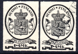 2319. FINLAND 1931 MICH 169 POSTAL MUSEUM MNH/ USED VALKEINE UNIDENTIFIED OVERPRINT/CANCEL - Unused Stamps