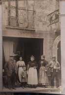 PRIX FIXE! LE VIGAN 30 - RARE CPA PHOTO DE LA CHARCUTERIE A. SARRAN EN 1913 - COMMERCE TOP - Le Vigan