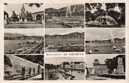 SUISSE - Souvenir De Genève - Multivues - Carte Postale - Genève