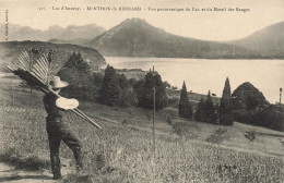 FRANCE - Annecy - Lac D'Annecy - Vue Panoramique Du Lac Et  Du Massif Des Bauges - Carte Postale Ancienne - Annecy