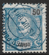 Portuguese Congo – 1898 King Carlos 50 Réis Used Stamp - Portugees Congo