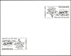 France Vers 1980. Épreuve D'oblitération Sécap. Reignier, Dolmens, Fête Des Jonquilles. 1er Dimanche Avril. Tirage 3 Ex. - Préhistoire