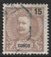 Portuguese Congo – 1898 King Carlos 15 Réis Used Stamp - Portugiesisch-Kongo