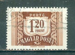 HONGRIE - Timbre-Taxe N°232 Oblitéré. Type D. - Postage Due