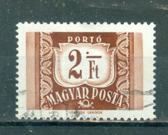 HONGRIE - Timbre-Taxe N°233 Oblitéré. Type D. - Postage Due