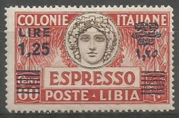 Libia Libya Italy Colony 1927/36 Special Delivery Express Mail Espresso # E14 L1,25 / C.60 In MNH** Condition - Lotti E Collezioni