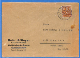 Allemagne Bizone - 1948 - Lettre De Weisskirchen - G27315 - Other & Unclassified