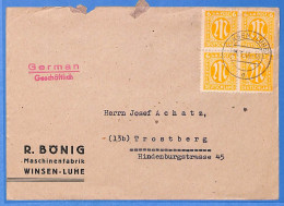 Allemagne Bizone - 1946 - Lettre De Winsen - G27325 - Altri & Non Classificati