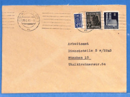 Allemagne Bizone - 1949 - Lettre De Munchen - G27306 - Sonstige & Ohne Zuordnung