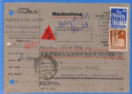 Allemagne Bizone - 1950 - Carte Postale De Freiburg - G27299 - Brieven En Documenten