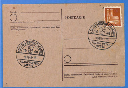 Allemagne Bizone - 1948 - Carte Postale De Frankfurt - G27293 - Brieven En Documenten