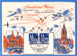 Allemagne Bizone - 1948 - Carte Postale De Frankfurt - G27271 - Cartas & Documentos