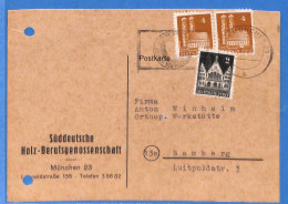 Allemagne Bizone - 1948 - Carte Postale De Munchen - G27275 - Covers & Documents