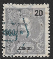 Portuguese Congo – 1898 King Carlos 20 Réis Used Stamp - Congo Portuguesa