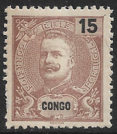 Portuguese Congo – 1898 King Carlos 15 Réis Mint Stamp - Portugiesisch-Kongo