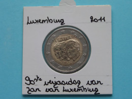 2011 - 2 Euro > 90ste VERJAARDAG Van JAN Van Luxemburg ( Zie / Voir / See > DETAIL > SCANS ) Luxembourg / Letzebuerg ! - Luxemburgo