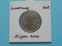 2009 - 2 Euro > 10 Jaar EURO ( Zie / Voir / See > DETAIL > SCANS ) Luxembourg / Letzebuerg ! - Lussemburgo