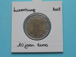 2009 - 2 Euro > 10 Jaar EURO ( Zie / Voir / See > DETAIL > SCANS ) Luxembourg / Letzebuerg ! - Luxembourg
