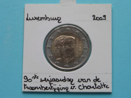 2009 - 2 Euro > 90ste Verjaardag V/d TROONSBESTIJGING ( Zie / Voir / See > DETAIL > SCANS ) Luxembourg / Letzebuerg ! - Luxemburgo