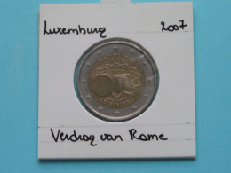 2007 - 2 Euro > Verdrag Van ROME ( Zie / Voir / See > DETAIL > SCANS ) Luxembourg / Letzebuerg ! - Luxemburgo