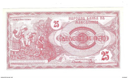 Macedonia 25 Denar 1992    2  Unc - Noord-Macedonië