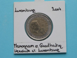 2004 - 2 Euro > Monogram Groothertog HENDRIK ( Zie / Voir / See > DETAIL > SCANS ) Luxembourg / Letzebuerg ! - Luxemburg