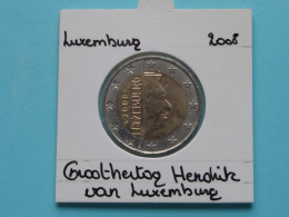 2008 - 2 Euro > Groothertog HENDRIK ( Zie / Voir / See > DETAIL > SCANS ) Luxembourg / Letzebuerg ! - Luxemburg