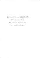 Machecoul * Cachet Photograohe Roland Max RENAUD 48 Rue Du Marché * Derrière Photo Home Du Village - Machecoul