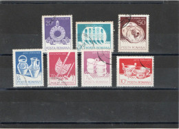 ROUMANIE    1982  Y. T. N° 3418  à  3433  Incomplet  Oblitéré - Used Stamps