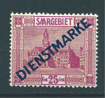 Saar MiNr. D 14 XV *   (sab35) - Dienstzegels