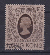 Hong Kong: 1982   QE II     SG428w      $10   [with Wmk][Wmk: Crown To Right Of CA]    Used - Used Stamps