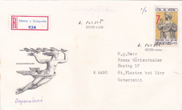 PISEI PRACE  COVERS 2 FDC  CIRCULATED 1982 Tchécoslovaquie - Lettres & Documents