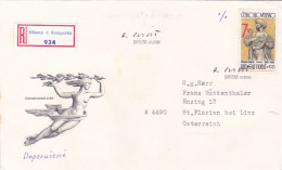 PISEI PRACE  COVERS 2 FDC  CIRCULATED 1982 Tchécoslovaquie - Brieven En Documenten