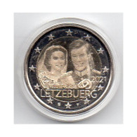 LUXEMBOURG - 2 EURO 2021- ANNIVERSAIRE DU MARIAGE DU GRAND DUC HENRI - VERSION HOLOGRAMME - SPL - Luxemburg