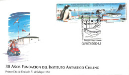 CHILE - FDC 1994 INSTITUTO ANTARTICO CHILENO / 4018 - Chile