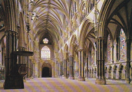 The Nave Linciln Minster, Lincolnshire  - Unused Postcard - UK41 - Lincoln