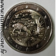 LITUANIE - 2 EURO 2021 - RESERVE DE BIOSPHERE DE ZUVINTAS - UNESCO - SPL - Litouwen