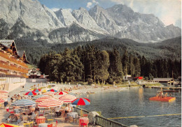 Eibsee Hotel Und Pavillon (1000 M) Gegen Riffelwand Und Zugspitze (2964 M) (258) - Zugspitze