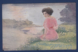 CPA 1 Euro Illustrateur Femme Woman Art Nouveau Non Circulé Prix De Départ 1 Euro - 1900-1949