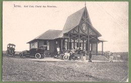 CPA Peu Courante  - VOSGES - VITTEL - GOLF CLUB, CHALET DES RÉUNIONS -  Belle Animation, Automobiles Anciennes - Vittel