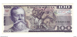 Mexico 100 Pesos 1982  74c  Unc - México