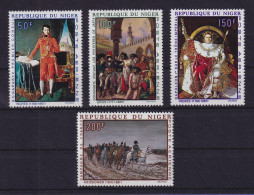 Niger 1969 Gemälde Napoleon Bonaparte Mi.-Nr. 206-209 Postfrisch ** - Niger (1960-...)