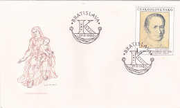THE PAINTING COVERS  FDC  CIRCULATED 19780 Tchécoslovaquie - Brieven En Documenten