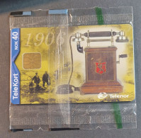 Norway N 165 Old Phone, Mint In Blister - Noorwegen