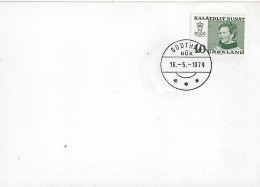 Greenland 1974  Konigen Mararethe (o) Mi.84 - Storia Postale